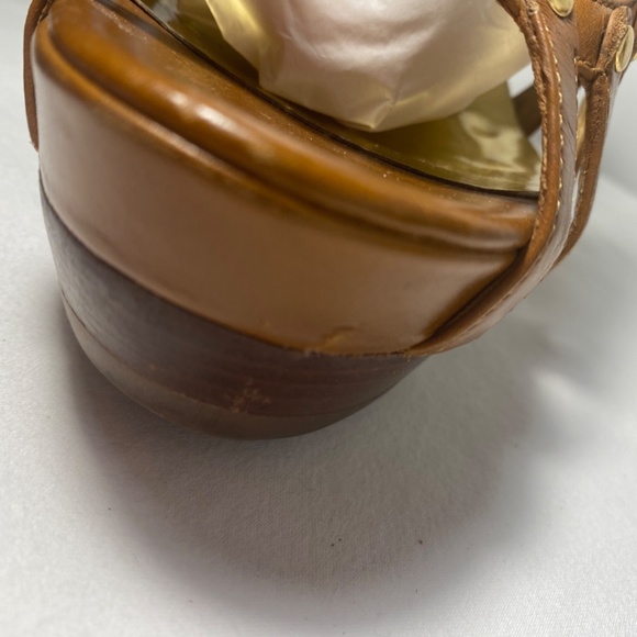 Michael by Michael Kors Sandals leather, sz 7.5, col Luggage, High heels - Picture 9 of 10